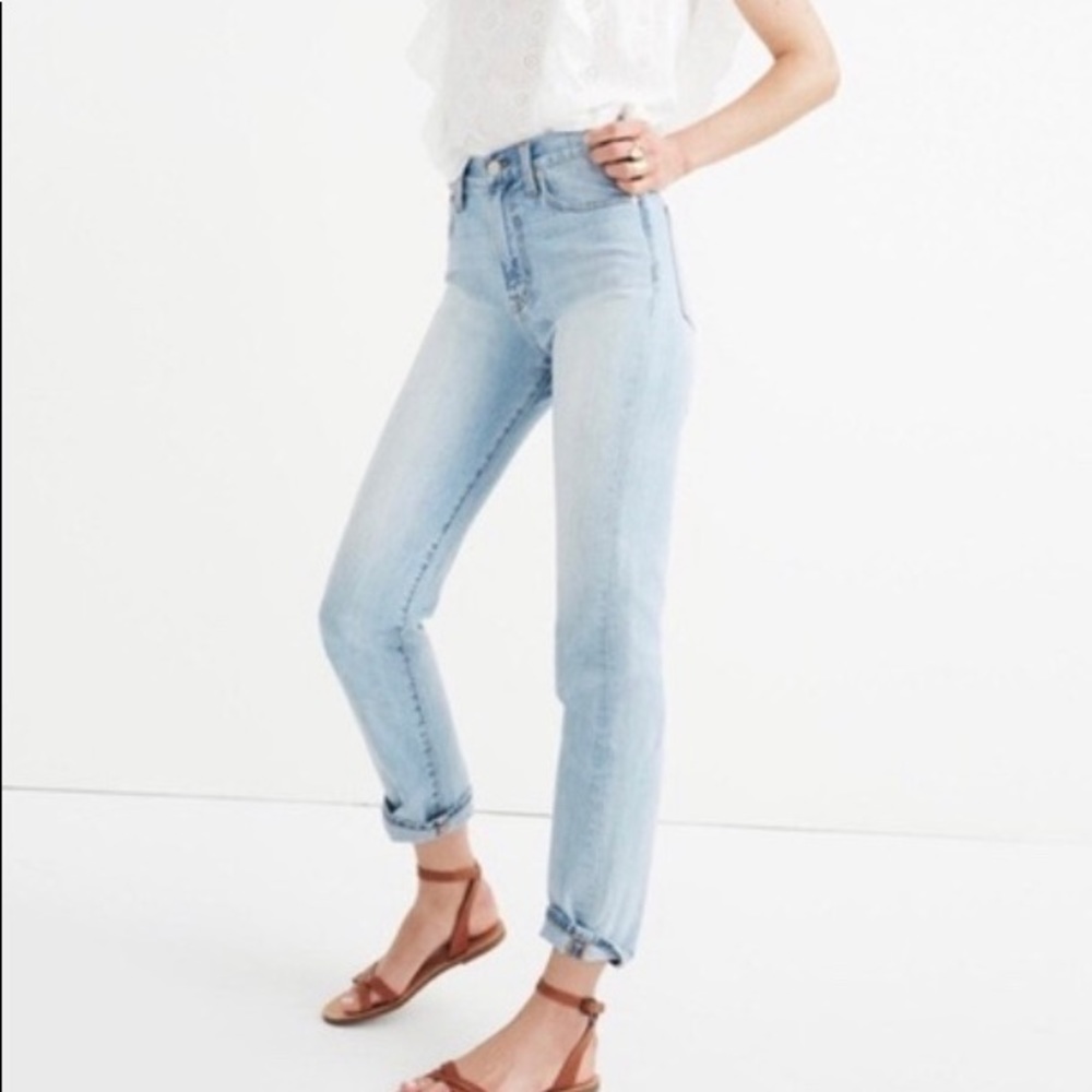 MADEWELL // High waisted Mom Jeans